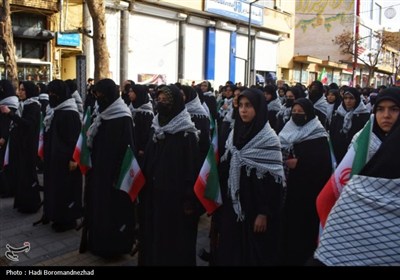 میثاق دو هزار دختر جان‌فدای اهری با آرمان‌های انقلاب