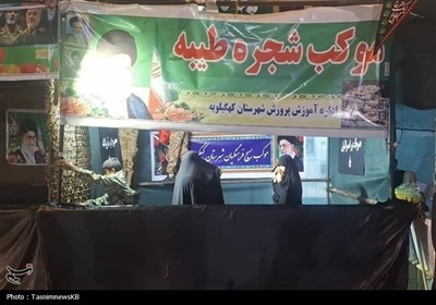 موکب شجره طیبه؛ کانون ایثار معلمان دهدشتی در میدان جنگ+تصاویر