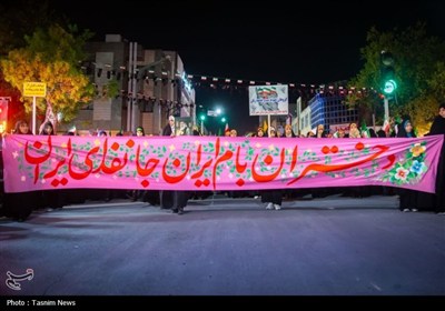 اجتماع دختران بام ایران جان‌فدای ایران