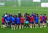 برگزاری نخستین تمرین تیم ملی