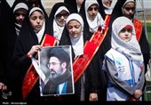 غرس 500 نهال به یاد نونهالان شهید میناب در هنرستان شهید رجایی اردبیل
