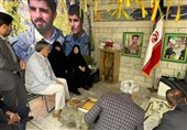 حضور مشاور وزیر میراث‌فرهنگی بر مزار سپهبد شهید پاکپور