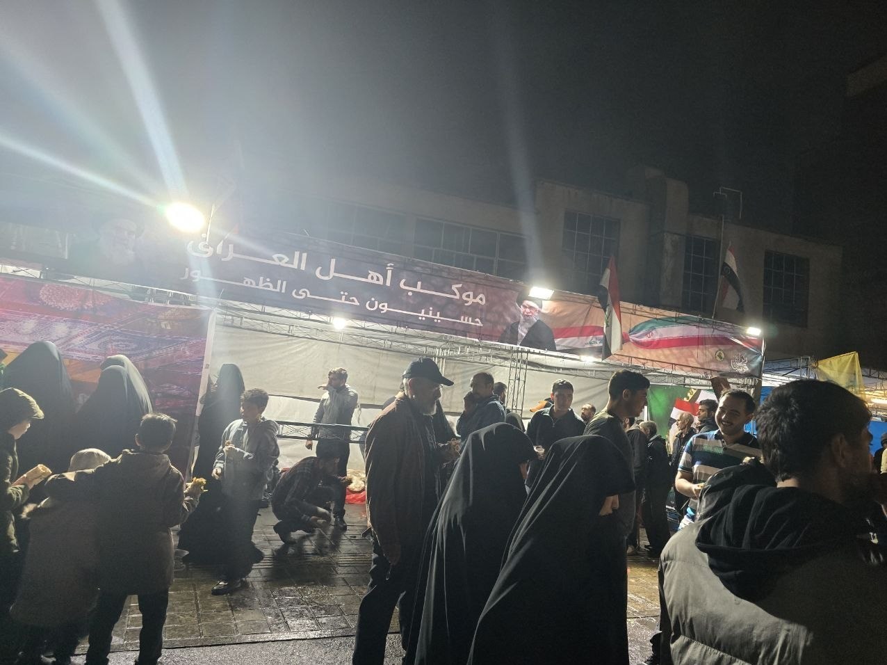 المواكب الحسينية , الحرب الأمريكية الإسرائيلية على إيران , إيران , العراق , العلاقات الإيرانية العراقية , 