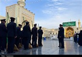 آیین تعویض شیفت خدام حرم مطهر رضوی