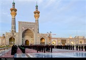 آیین تعویض شیفت خدام حرم مطهر رضوی