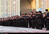 آیین تعویض شیفت خدام حرم مطهر رضوی