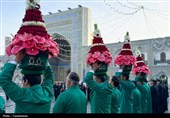 آیین تعویض شیفت خدام حرم مطهر رضوی