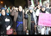 برپایی موکب دختران ورزش‌کار اردبیل