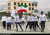 مراسم روز جهانی اسکیت و گرامیداشت شهدای ورزشکار