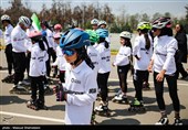 مراسم روز جهانی اسکیت و گرامیداشت شهدای ورزشکار