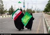 رزمایش بزرگ دختران جان‌فدای ایران در قم 