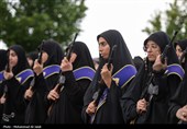 رزمایش بزرگ دختران جان‌فدای ایران در قم 