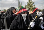 رزمایش بزرگ دختران جان‌فدای ایران در قم 