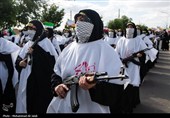 رزمایش بزرگ دختران جان‌فدای ایران در قم 