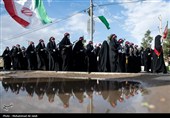 رزمایش بزرگ دختران جان‌فدای ایران در قم 