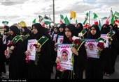 رزمایش بزرگ دختران جان‌فدای ایران در قم 