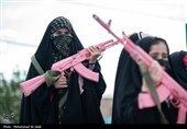 رزمایش بزرگ دختران جان‌فدای ایران در قم 
