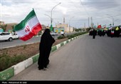 رزمایش بزرگ دختران جان‌فدای ایران در قم 