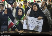 جتماع مردم اهواز در حمایت از رهبری و نیروهای مسلح