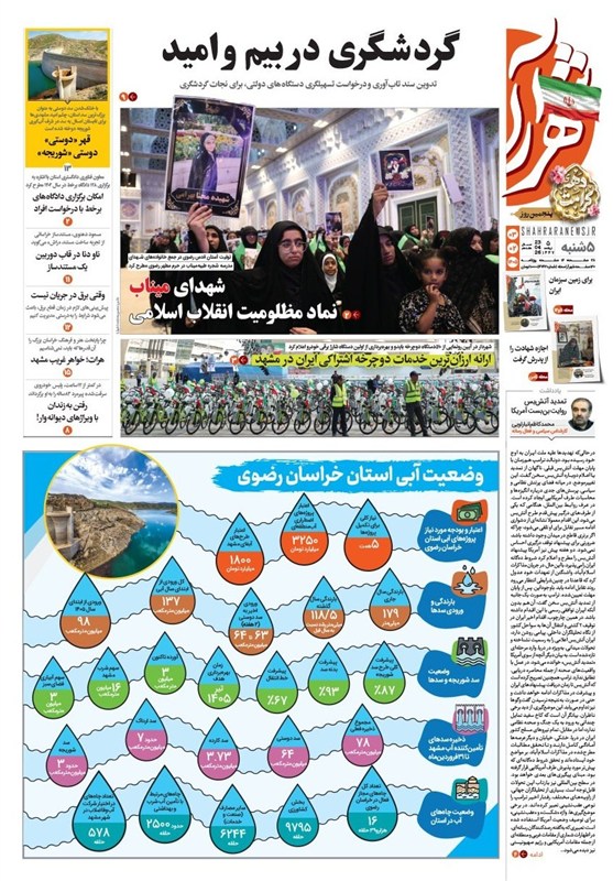 مشهد مقدس , اخبار مشهد , خراسان رضوی , اخبار استان خراسان رضوی , روزنامه فرهیختگان , 