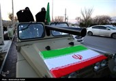 رژه خودرویی بانوان جان فدا در همدان