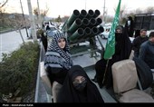 رژه خودرویی بانوان جان فدا در همدان