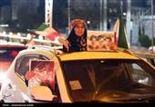 رژه خودرویی بانوان جان فدا در همدان