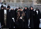 رژه خودرویی بانوان جان فدا در همدان
