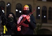 رژه خودرویی بانوان جان فدا در همدان