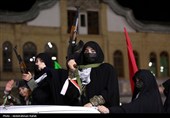 رژه خودرویی بانوان جان فدا در همدان