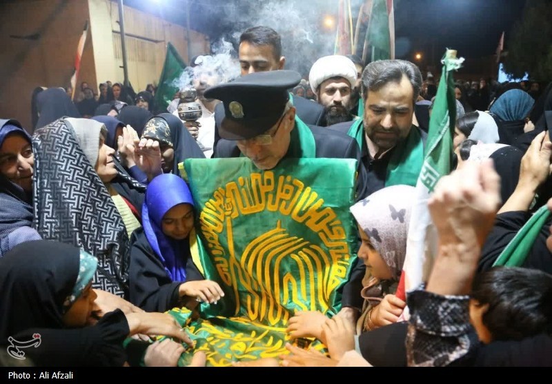 اجتماع امام رضایی‌ها در روستای تعزیه ایران