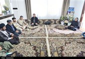 دیدار با خانواده شهید مرزبان در سنندج