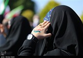 اجتماع الفتیات الایرانیات فی اصفهان ضمن حملة " فداء لایران"