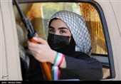 اجتماع الفتیات الایرانیات فی اصفهان ضمن حملة " فداء لایران"