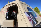 اجتماع الفتیات الایرانیات فی اصفهان ضمن حملة " فداء لایران"