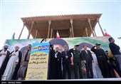 اجتماع الفتیات الایرانیات فی اصفهان ضمن حملة " فداء لایران"
