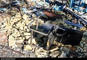 آثار حملات آمریکایی_صهیونی به ساختمان شهرداری منطقه 18