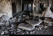 آثار حملات آمریکایی_صهیونی به ساختمان شهرداری منطقه 18