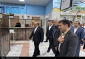 افتتاح ساختمان جدید گمرک قشم با حضور معاون وزیر اقتصاد در سایه جنگ تحمیلی