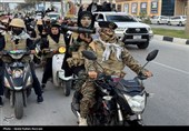 اجتماع دختران جان فدای ایران حافظان خلیج فارس در قشم