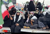 اجتماع دختران جان فدای ایران حافظان خلیج فارس در قشم