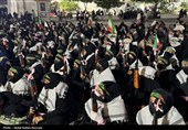 اجتماع دختران جان فدای ایران حافظان خلیج فارس در قشم