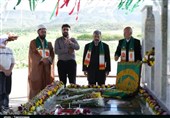 5 شهادت و یک زیارت/ کاروان رضوی در روستای انگز+ تصاویر