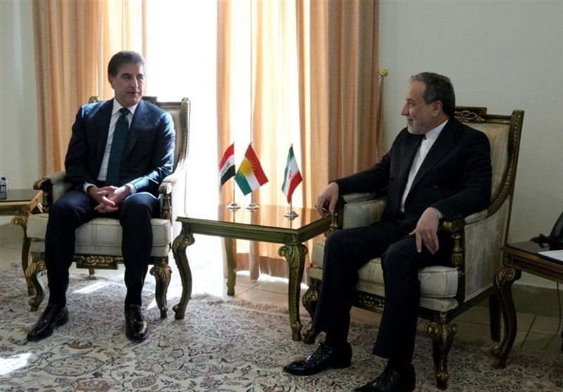 Araqchi, Barzani Discuss Regional Developments