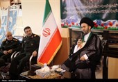 دیدار پاسداران سپاه حضرت عباس(ع) استان اردبیل با آیت الله عاملی