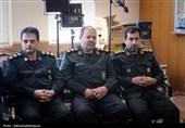 دیدار پاسداران سپاه حضرت عباس(ع) استان اردبیل با آیت الله عاملی