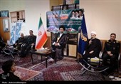 دیدار پاسداران سپاه حضرت عباس(ع) استان اردبیل با آیت الله عاملی