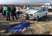 تصادف مرگبار در جاده خواف با 2 کشته و مصدوم