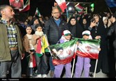 خادمان رضوی در اجتماع خونخواهی رهبر شهید در بجنورد