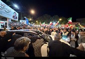 خادمان رضوی در اجتماع خونخواهی رهبر شهید در بجنورد